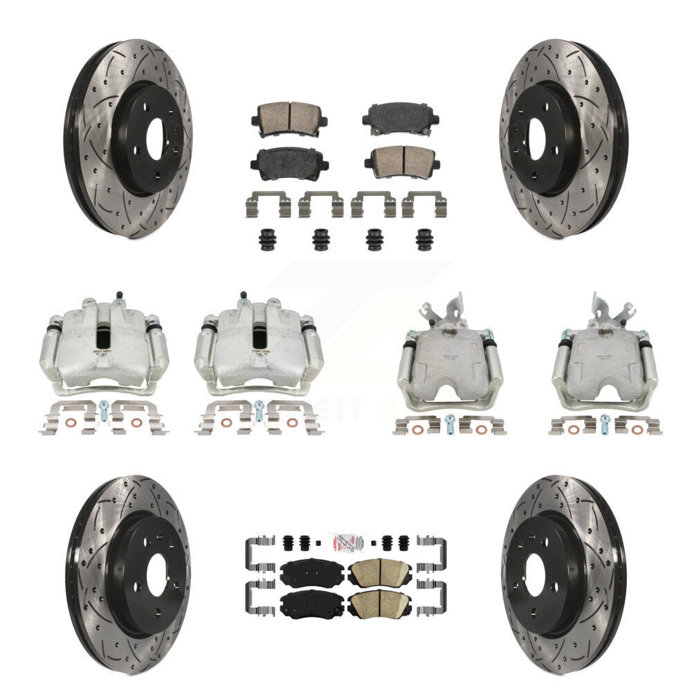 Transit Auto KCD-100636N Disc Brake Kit for 2010-2011 Buick Allure, Buick LaCrosse - Front and Rear product image