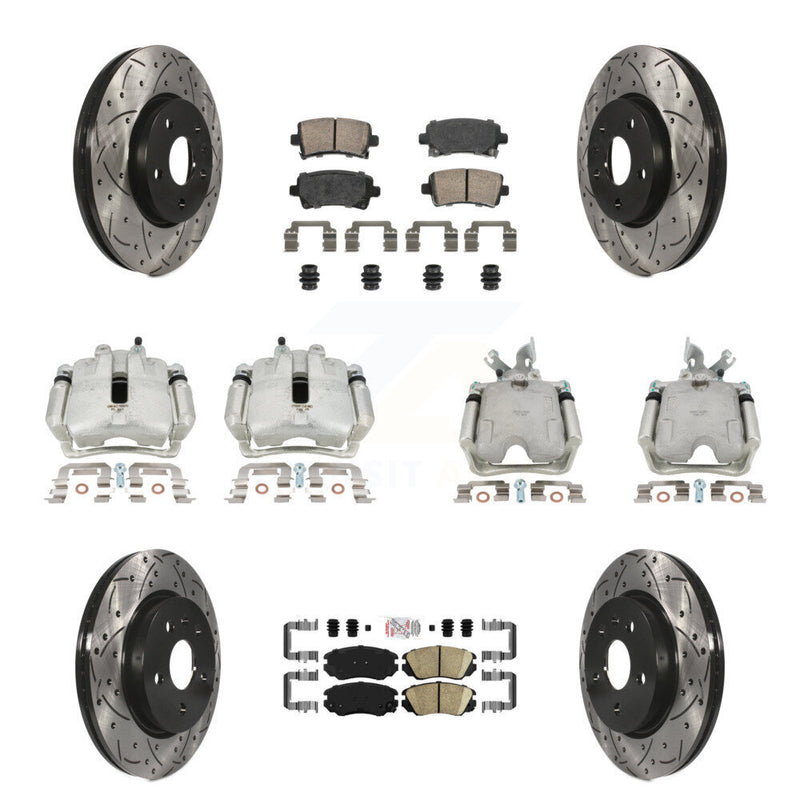 Transit Auto KCD-100636N Disc Brake Kit for 2010-2011 Buick Allure, Buick LaCrosse - Front and Rear product image