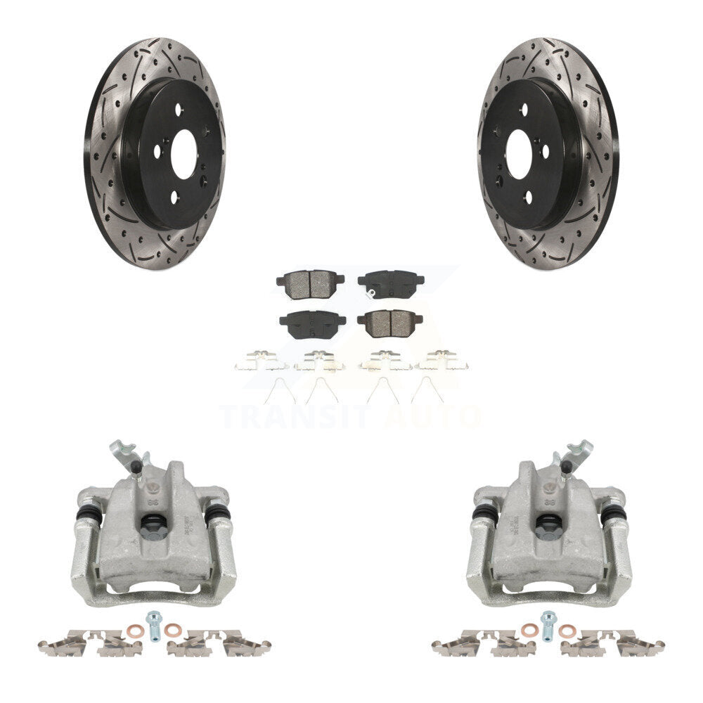 Transit Auto KCD-100636S Disc Brake Kit for 2009-2019 Toyota Corolla, Toyota Matrix, Pontiac Vibe - Rear product image
