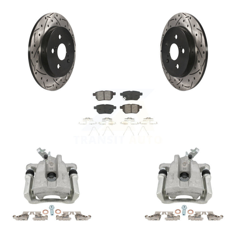 Transit Auto KCD-100636S Disc Brake Kit for 2009-2019 Toyota Corolla, Toyota Matrix, Pontiac Vibe - Rear product image