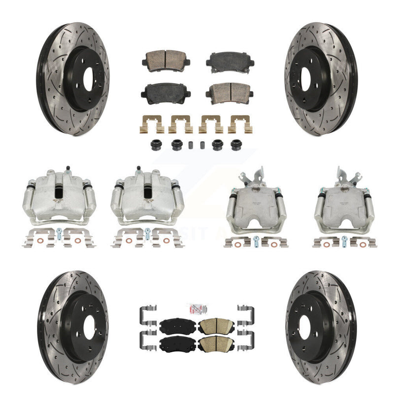 Transit Auto KCD-100637N Disc Brake Kit for 2010-2011 Buick LaCrosse - Front and Rear product image
