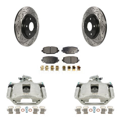 Transit Auto KCD-100637P Disc Brake Kit for 2017-2020 Dodge Grand Caravan - Rear product image
