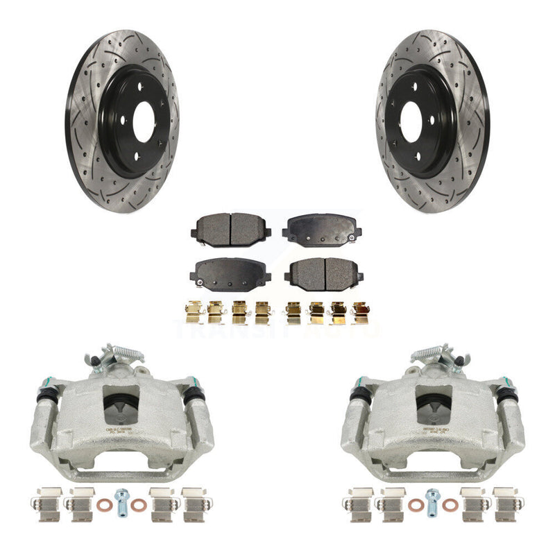 Transit Auto KCD-100637P Disc Brake Kit for 2017-2020 Dodge Grand Caravan - Rear product image