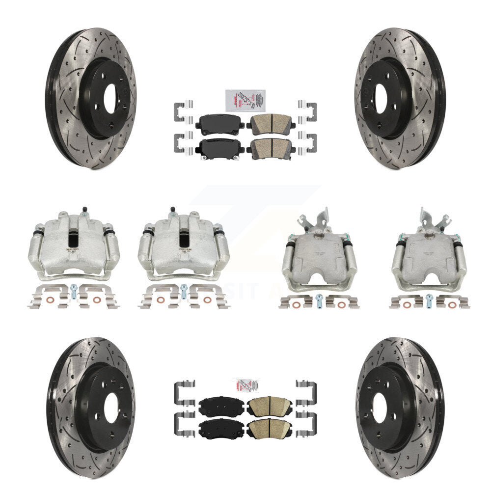 Transit Auto KCD-100638N Disc Brake Kit for 2010-2011 Buick LaCrosse - Front and Rear product image