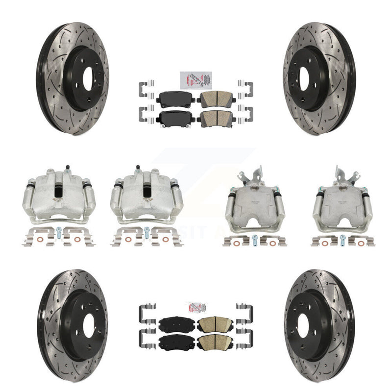 Transit Auto KCD-100638N Disc Brake Kit for 2010-2011 Buick LaCrosse - Front and Rear product image
