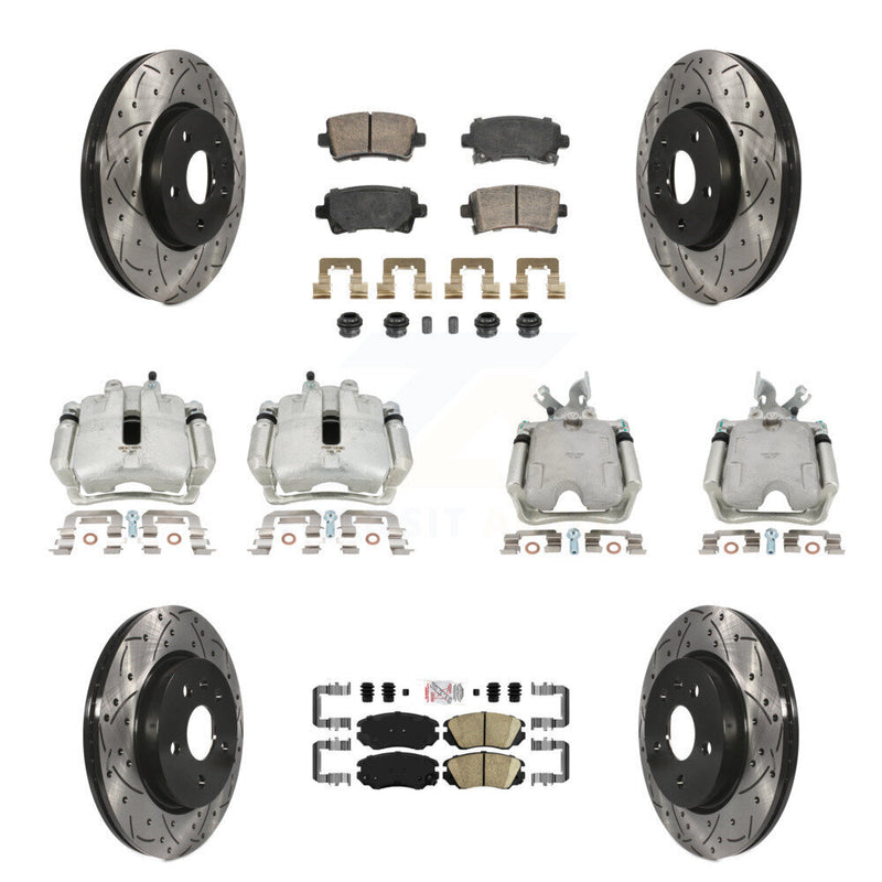 Transit Auto KCD-100639N Disc Brake Kit for 2010-2011 Buick LaCrosse - Front and Rear product image