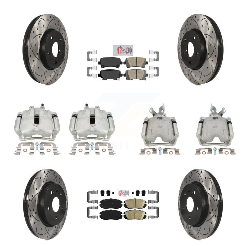Transit Auto KCD-100640N Disc Brake Kit for 2010-2011 Buick LaCrosse - Front and Rear product image