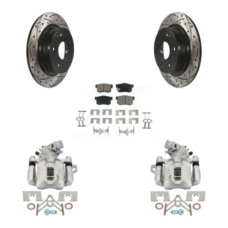 Transit Auto KCD-100641C Disc Brake Kit for 2016-2018 Acura ILX - Rear product image
