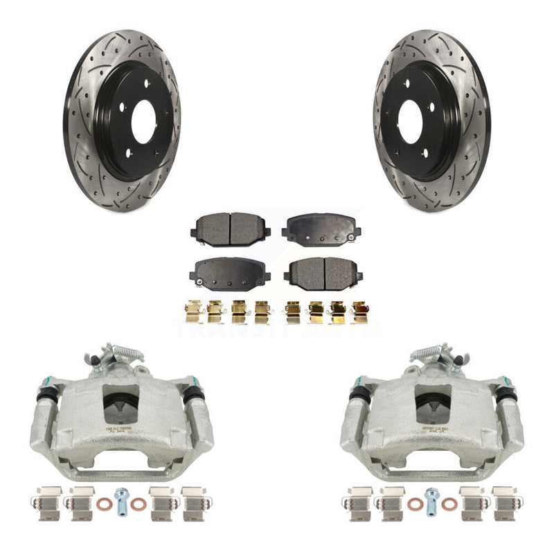 Transit Auto KCD-100641T Disc Brake Kit for 2017-2018 Dodge Grand Caravan - Rear product image