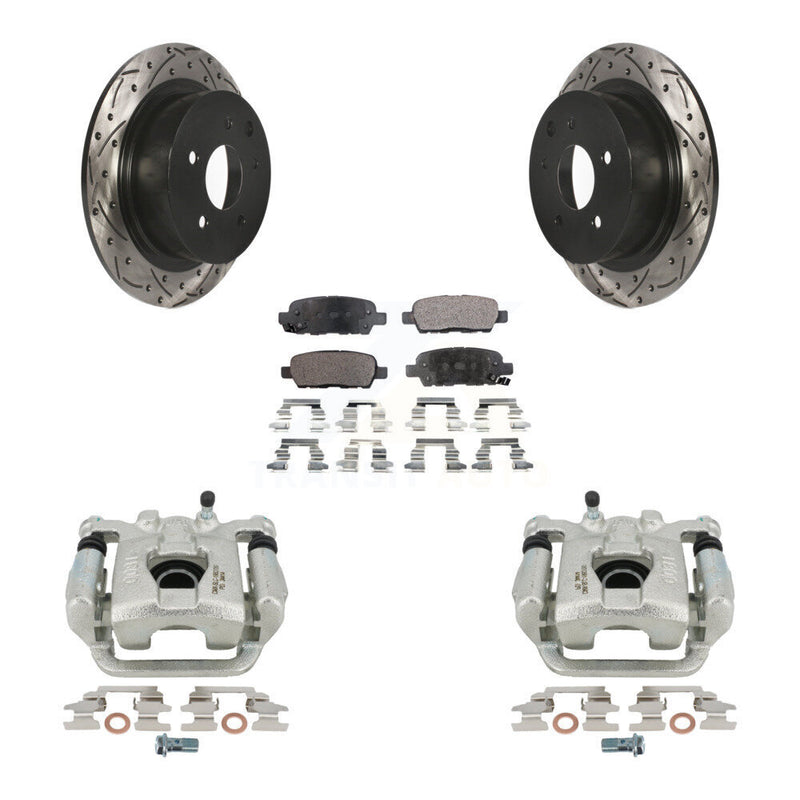 Transit Auto KCD-100643P Disc Brake Kit for 2002-2018 Nissan Altima, Nissan Maxima - Rear product image