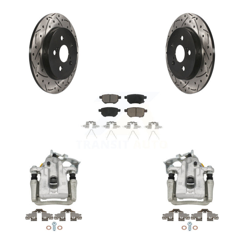 Transit Auto KCD-100644C Disc Brake Kit for 2010-2015 Toyota Prius Plug-In, Toyota Prius - Rear product image