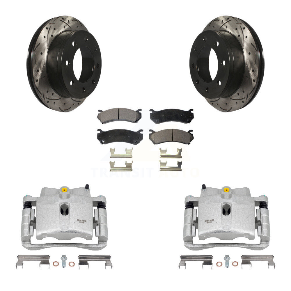 Transit Auto KCD-100644T Disc Brake Kit for 1999-2009 Chevrolet Silverado 1500 HD Classic, Chevrolet Suburban 2500, GMC Sierra 1500 HD Classic & more - Rear product image
