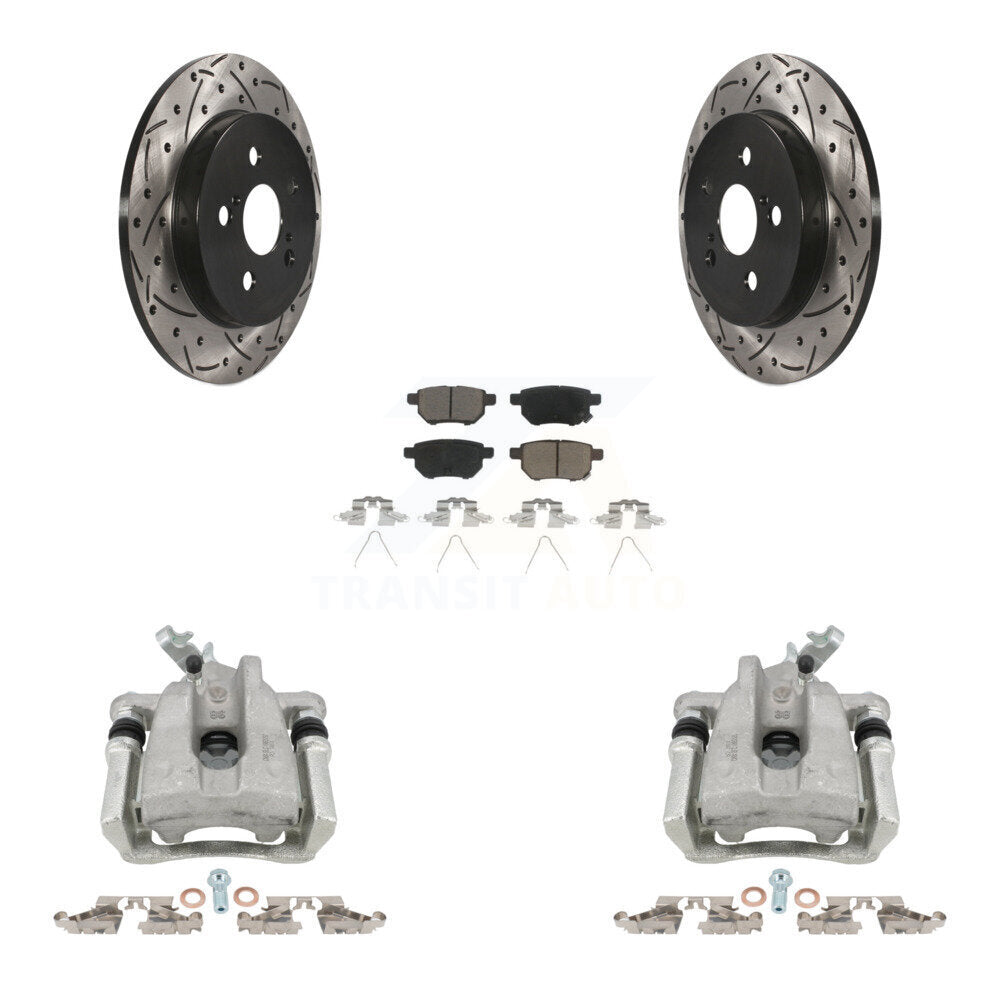 Transit Auto KCD-100645C Disc Brake Kit for 2009-2019 Toyota Corolla, Toyota Matrix, Pontiac Vibe - Rear product image