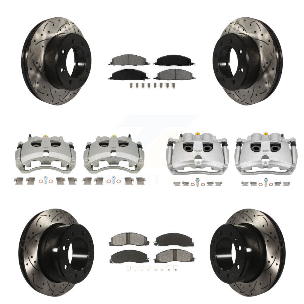 Transit Auto KCD-100645S Disc Brake Kit for 2009-2018 Ram 2500, Ram 3500, Dodge Ram 2500 & more - Front and Rear product image