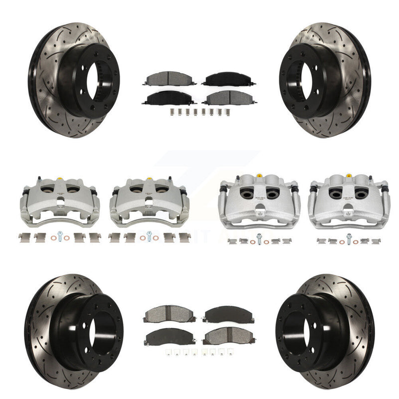 Transit Auto KCD-100645S Disc Brake Kit for 2009-2018 Ram 2500, Ram 3500, Dodge Ram 2500 & more - Front and Rear product image