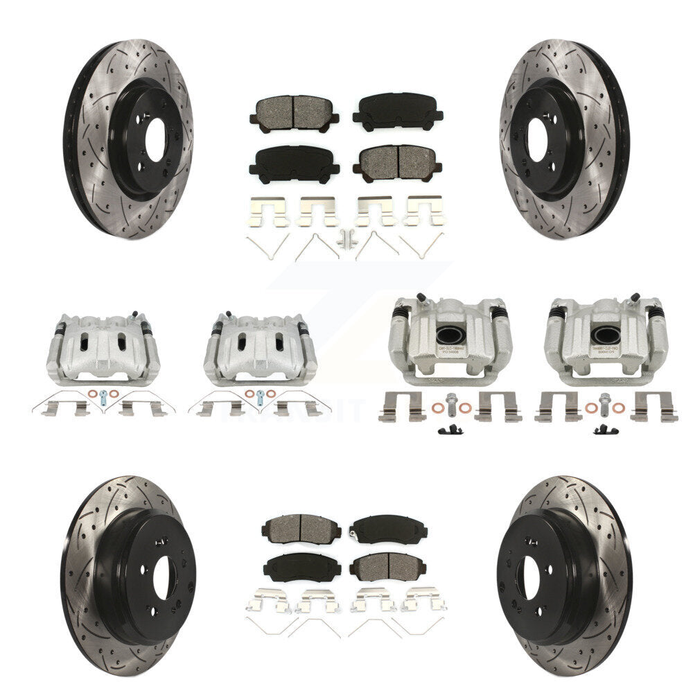 Transit Auto KCD-100646S Disc Brake Kit for 2011-2014 Honda Odyssey - Front and Rear product image