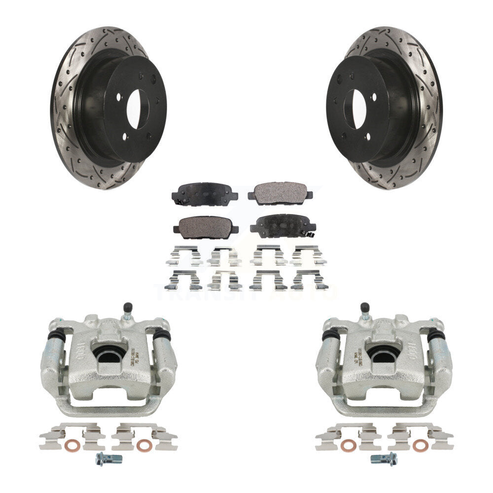 Transit Auto KCD-100648T Disc Brake Kit for 2002-2018 Nissan Altima, Nissan Maxima - Rear product image