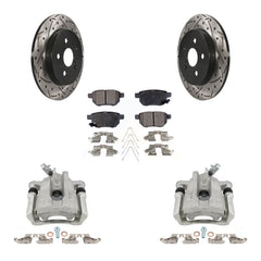 Transit Auto KCD-100651P Disc Brake Kit for 2009-2019 Toyota Corolla, Toyota Matrix, Pontiac Vibe - Rear product image