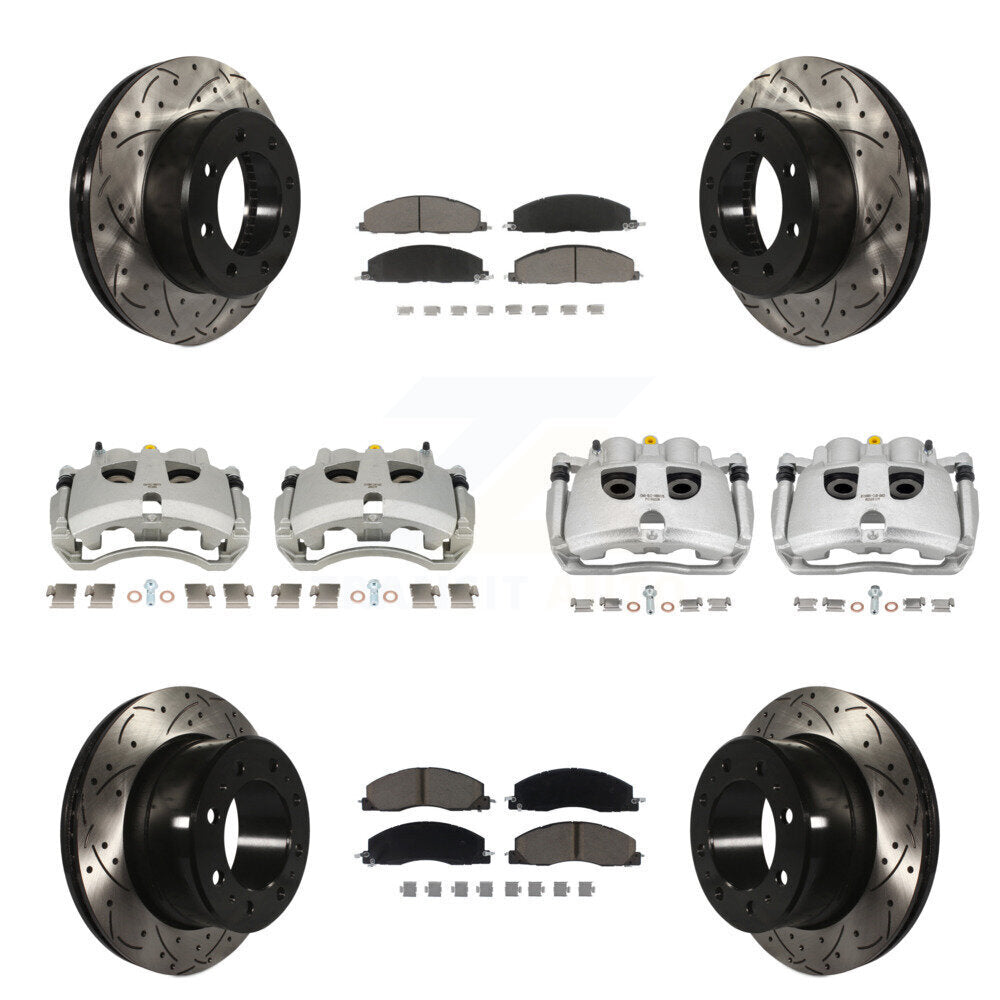 Transit Auto KCD-100655C Disc Brake Kit for 2009-2018 Ram 2500, Ram 3500, Dodge Ram 2500 & more - Front and Rear product image