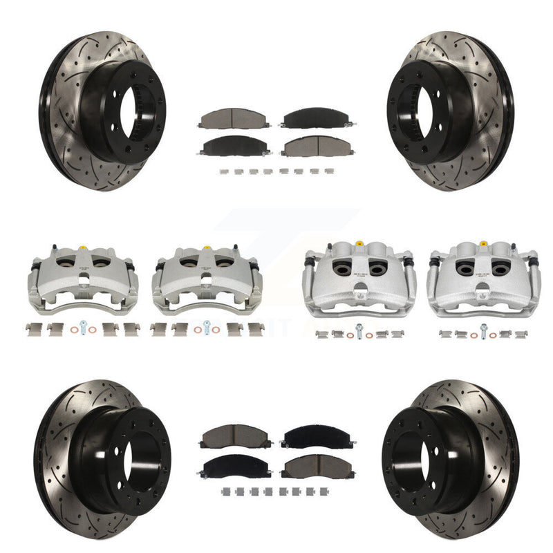 Transit Auto KCD-100655C Disc Brake Kit for 2009-2018 Ram 2500, Ram 3500, Dodge Ram 2500 & more - Front and Rear product image