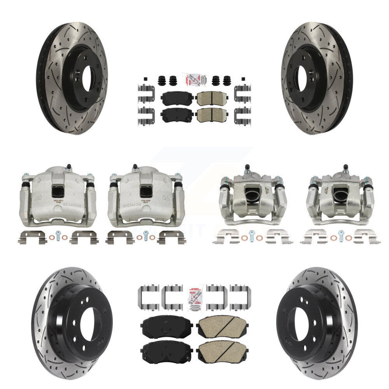 Transit Auto KCD-100655N Disc Brake Kit for 2016 Kia Sportage - Front and Rear product image