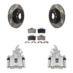 Transit Auto KCD-100655P Disc Brake Kit for 2010-2013 Audi A3 - Rear product image
