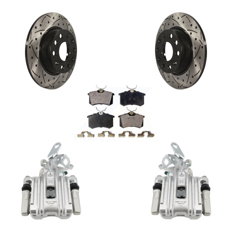 Transit Auto KCD-100655P Disc Brake Kit for 2010-2013 Audi A3 - Rear product image