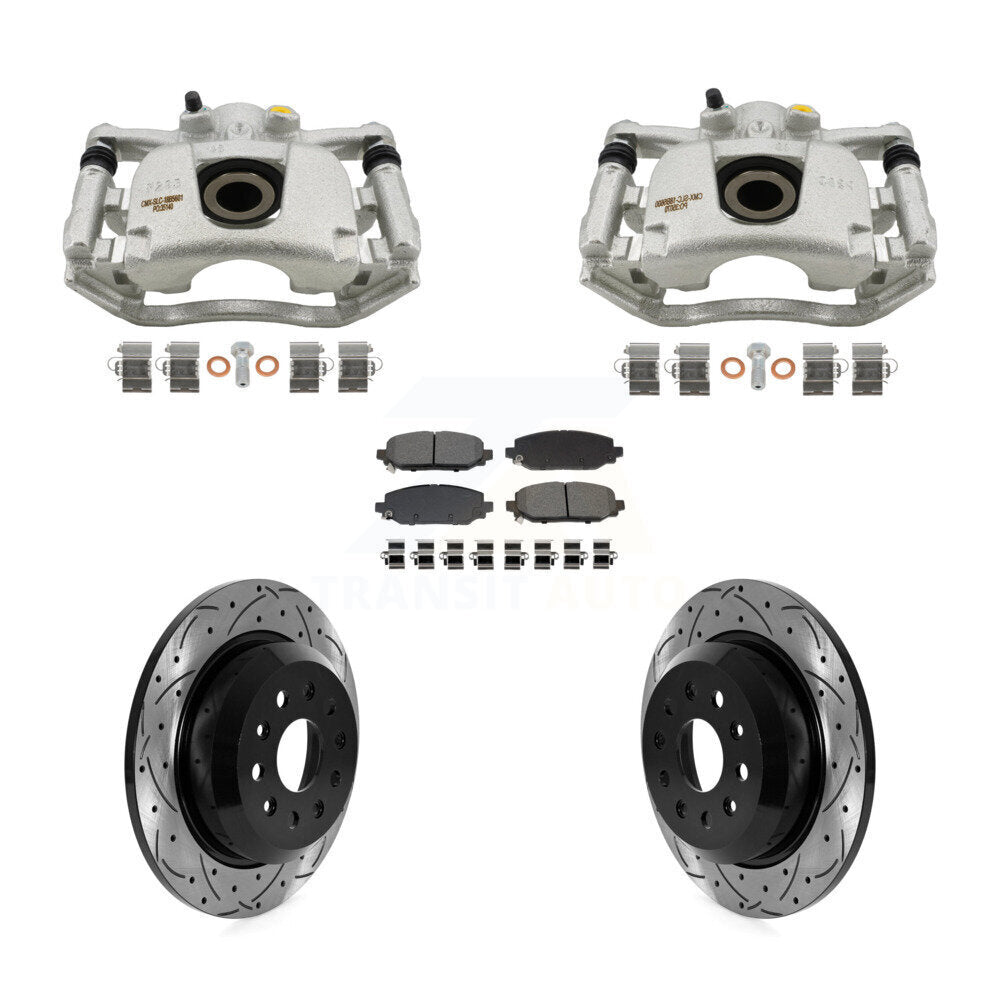 Transit Auto KCD-100655S Disc Brake Kit for 2018-2020 Jeep Wrangler - Rear product image