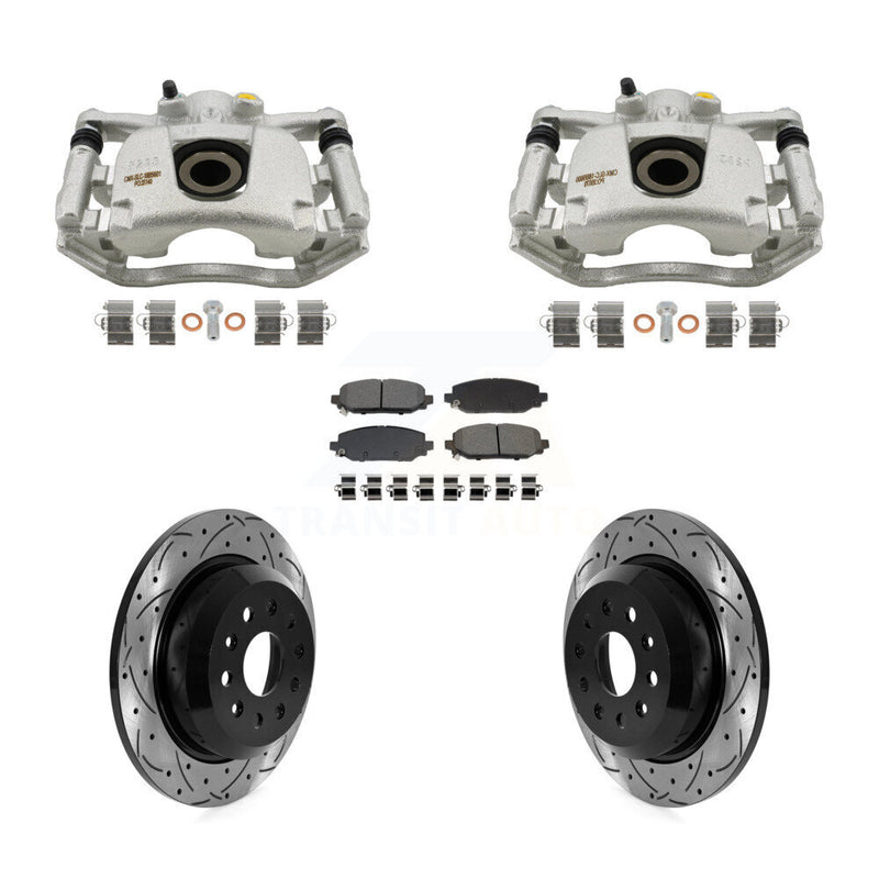 Transit Auto KCD-100655S Disc Brake Kit for 2018-2020 Jeep Wrangler - Rear product image