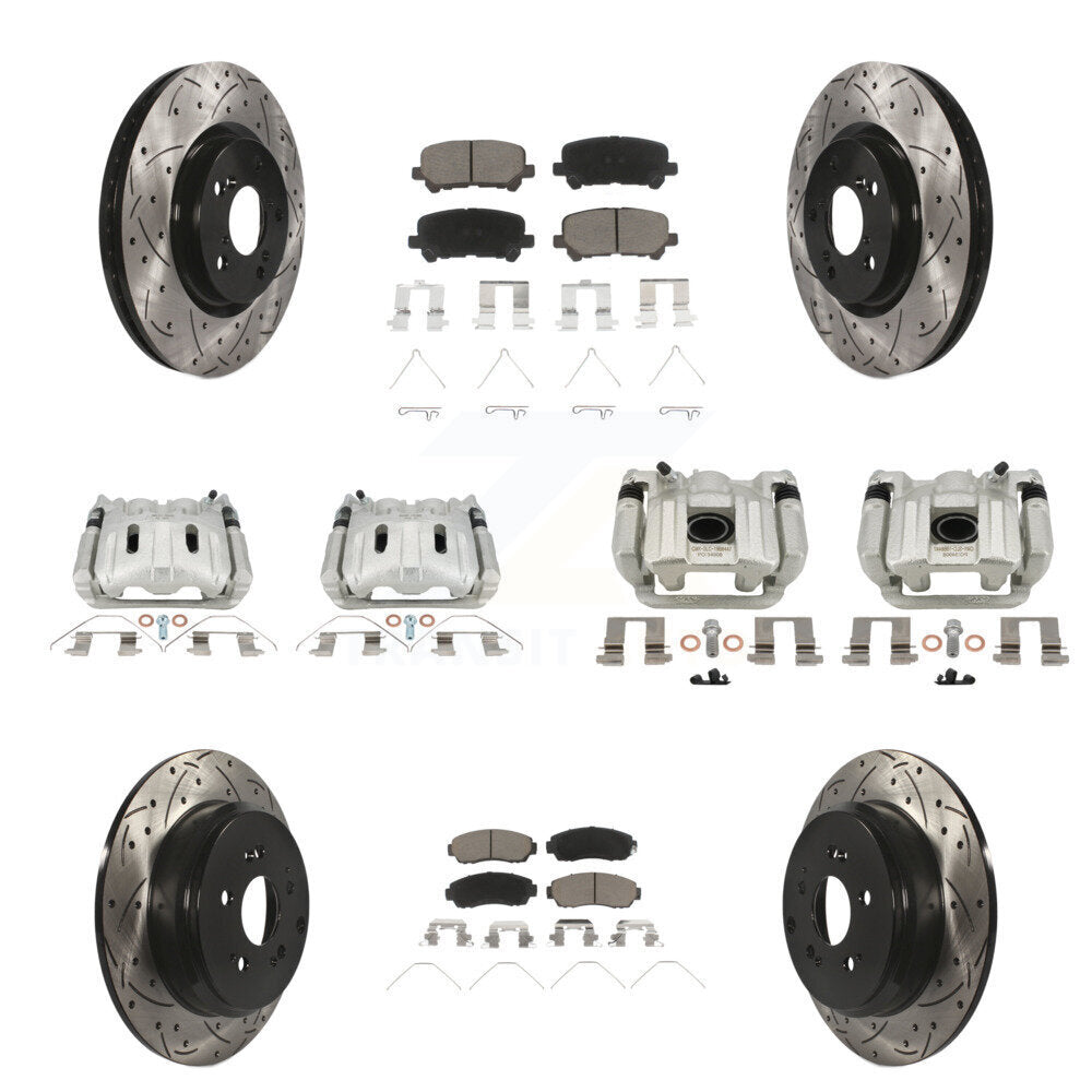 Transit Auto KCD-100656C Disc Brake Kit for 2011-2014 Honda Odyssey - Front and Rear product image