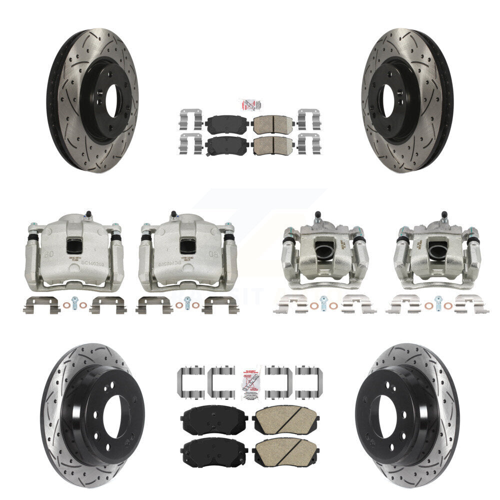 Transit Auto KCD-100656N Disc Brake Kit for 2016 Kia Sportage - Front and Rear product image