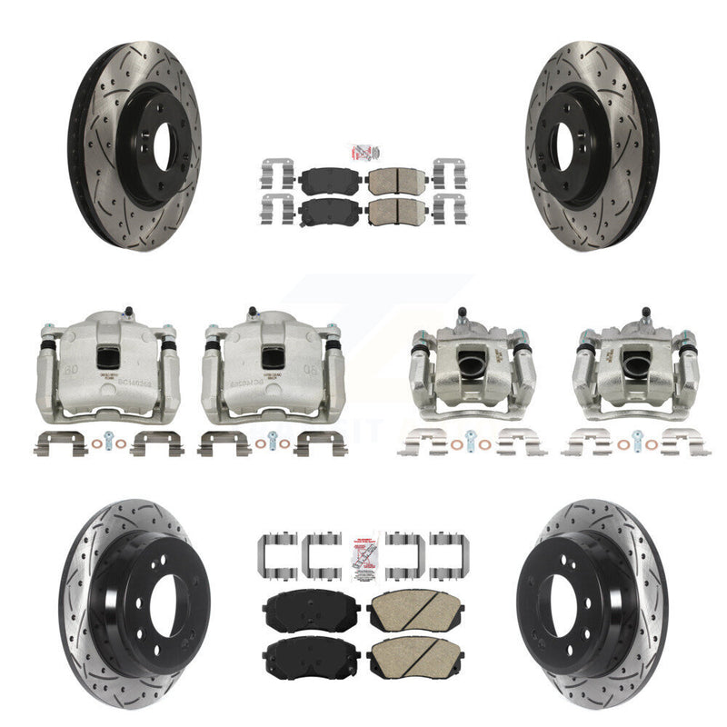 Transit Auto KCD-100656N Disc Brake Kit for 2016 Kia Sportage - Front and Rear product image