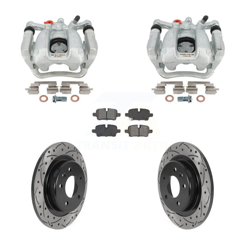 Transit Auto KCD-100656S Disc Brake Kit for 2020-2022 Chevrolet Equinox, GMC Terrain, Chevrolet Malibu - Rear product image