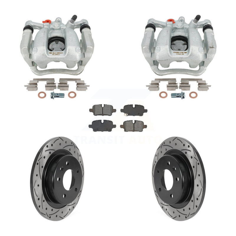 Transit Auto KCD-100656S Disc Brake Kit for 2020-2022 Chevrolet Equinox, GMC Terrain, Chevrolet Malibu - Rear product image