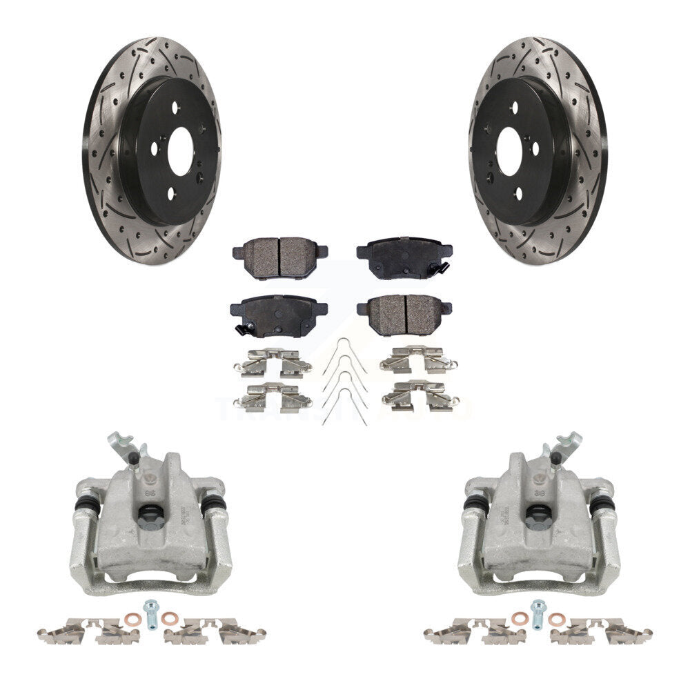 Transit Auto KCD-100656T Disc Brake Kit for 2009-2019 Toyota Corolla, Toyota Matrix, Pontiac Vibe - Rear product image