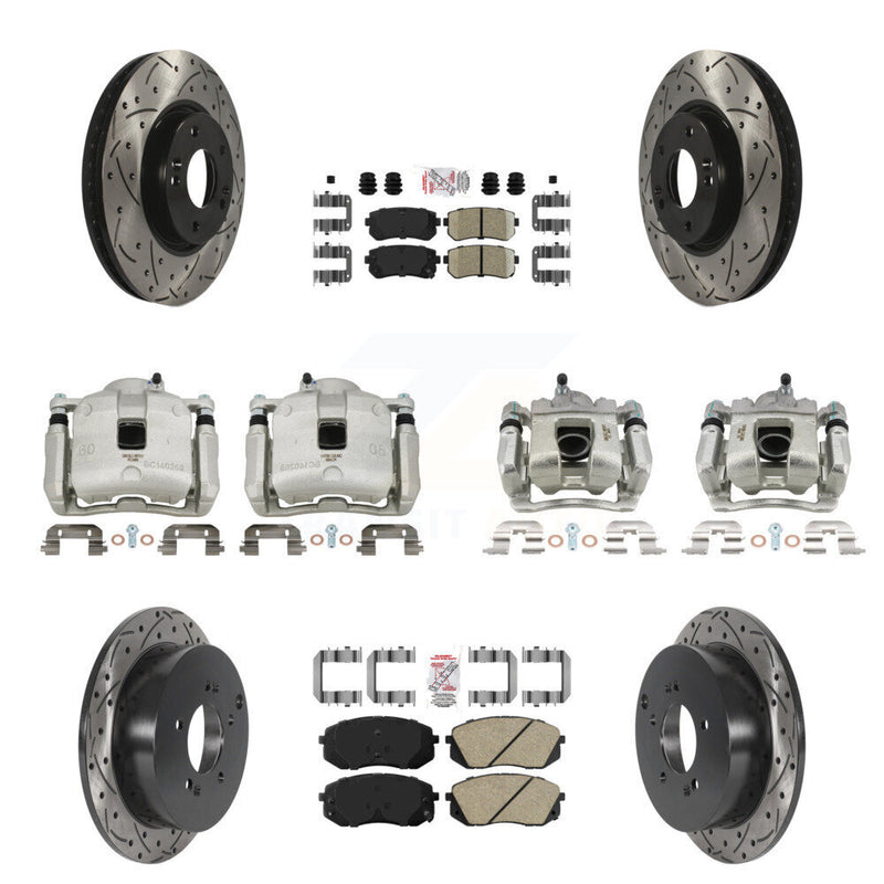 Transit Auto KCD-100657N Disc Brake Kit for 2016 Kia Sportage - Front and Rear product image