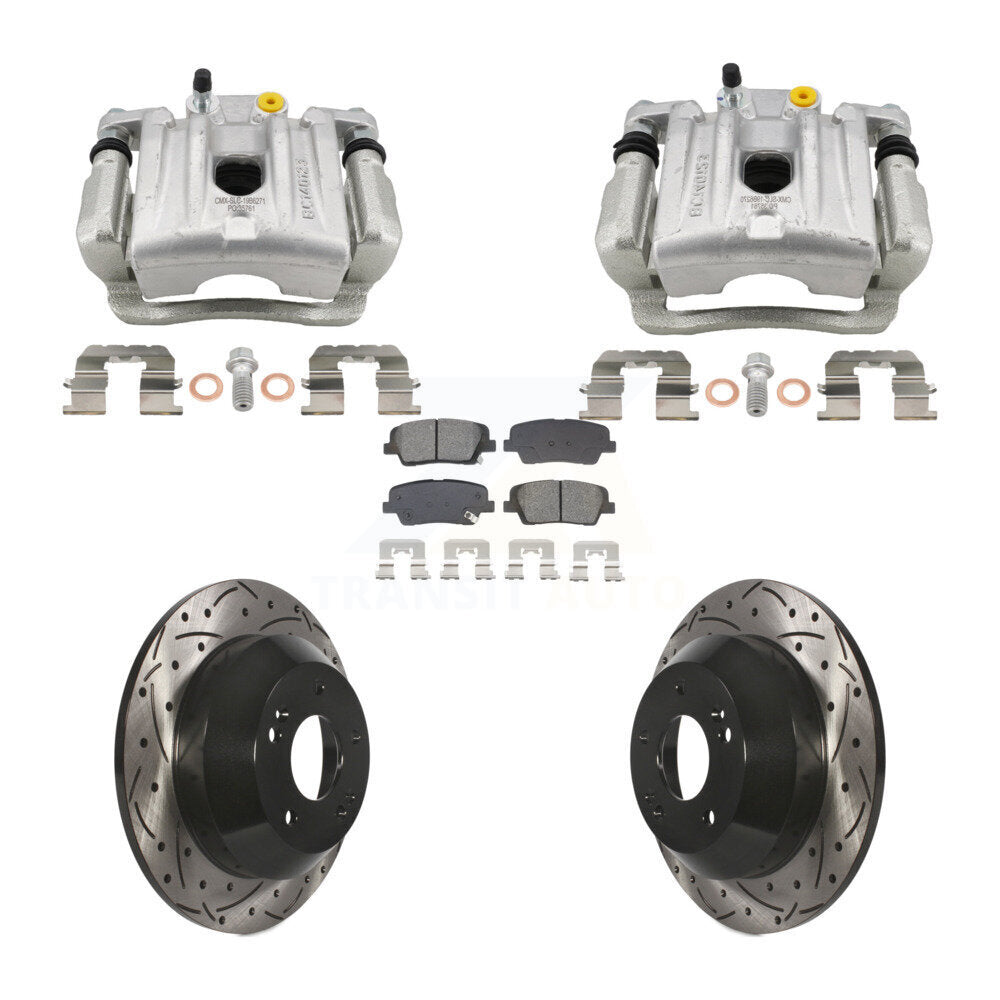 Transit Auto KCD-100657S Disc Brake Kit for 2010-2013 Kia Sorento, Hyundai Santa Fe - Rear product image