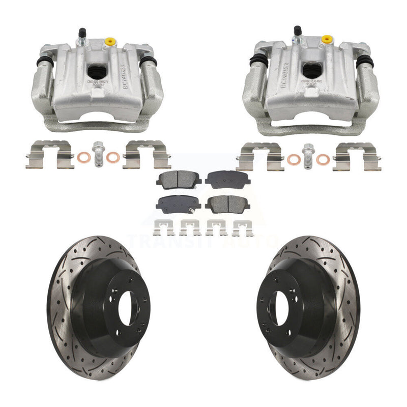 Transit Auto KCD-100657S Disc Brake Kit for 2010-2013 Kia Sorento, Hyundai Santa Fe - Rear product image
