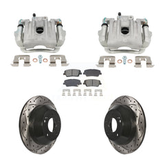 Transit Auto KCD-100658S Disc Brake Kit for 2010-2016 Kia Sorento, Hyundai Santa Fe, Hyundai Santa Fe Sport & more - Rear product image