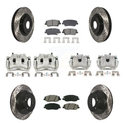 Transit Auto KCD-100663S Disc Brake Kit for 2013-2016 Hyundai Santa Fe, Hyundai Santa Fe XL - Front and Rear product image