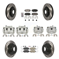 Transit Auto KCD-100664N Disc Brake Kit for 2013-2016 Hyundai Santa Fe, Hyundai Santa Fe XL - Front and Rear product image