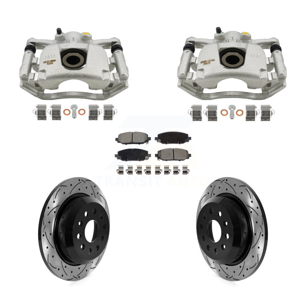 Transit Auto KCD-100665C Disc Brake Kit for 2018-2020 Jeep Wrangler - Rear product image