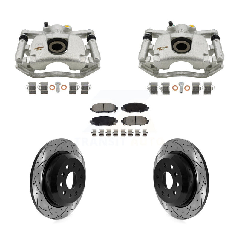 Transit Auto KCD-100665C Disc Brake Kit for 2018-2020 Jeep Wrangler - Rear product image