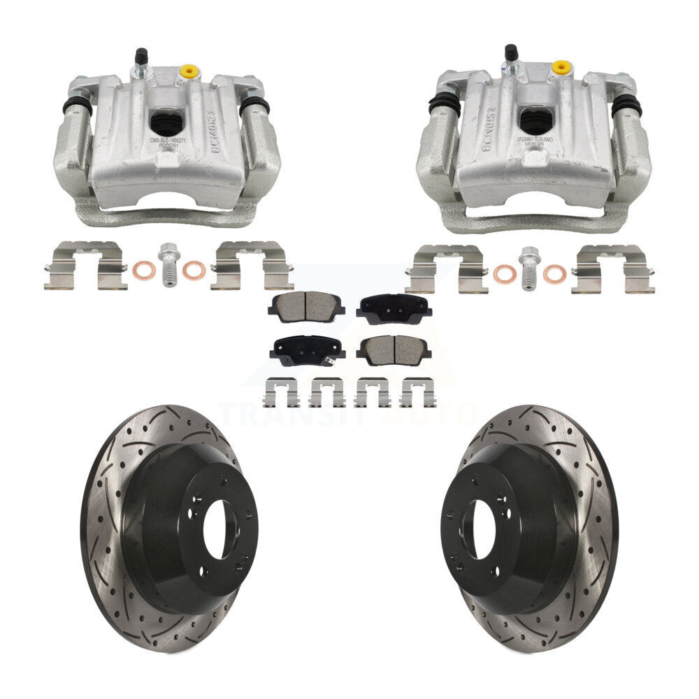 Transit Auto KCD-100666C Disc Brake Kit for 2010-2013 Kia Sorento, Hyundai Santa Fe - Rear product image
