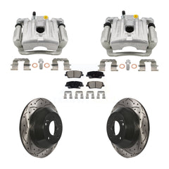 Transit Auto KCD-100666C Disc Brake Kit for 2010-2013 Kia Sorento, Hyundai Santa Fe - Rear product image
