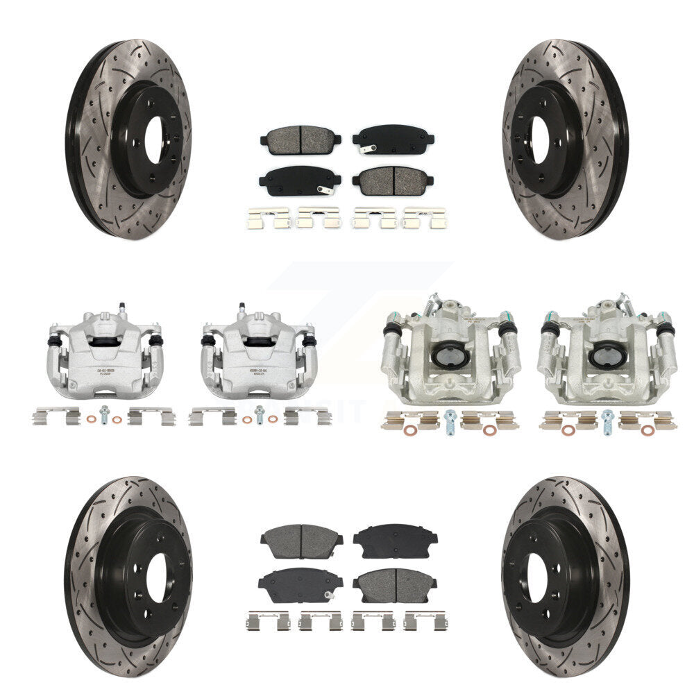 Transit Auto KCD-100666S Disc Brake Kit for 2011-2015 Chevrolet Cruze, Chevrolet Orlando, Chevrolet Volt - Front and Rear product image