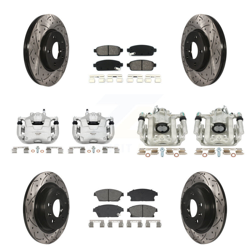 Transit Auto KCD-100666S Disc Brake Kit for 2011-2015 Chevrolet Cruze, Chevrolet Orlando, Chevrolet Volt - Front and Rear product image