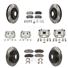 Transit Auto KCD-100666T Disc Brake Kit for 2011-2014 Honda Odyssey - Front and Rear product image