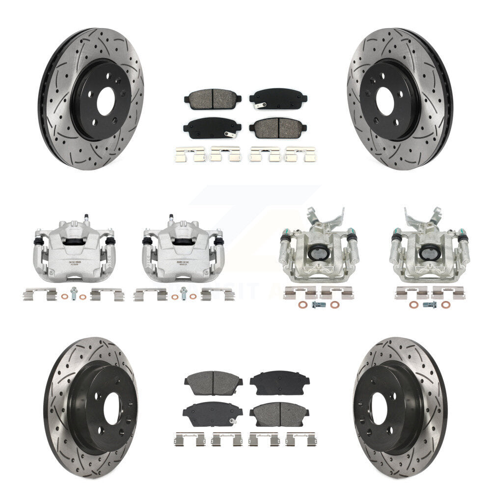 Transit Auto KCD-100667S Disc Brake Kit for 2013-2017 Buick Encore, Chevrolet Trax - Front and Rear product image