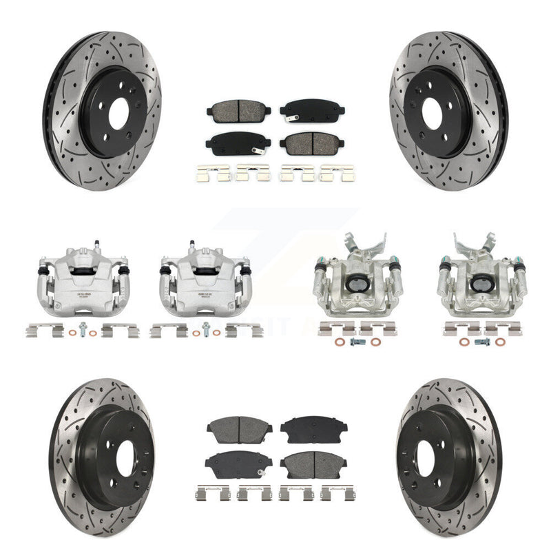 Transit Auto KCD-100667S Disc Brake Kit for 2013-2017 Buick Encore, Chevrolet Trax - Front and Rear product image